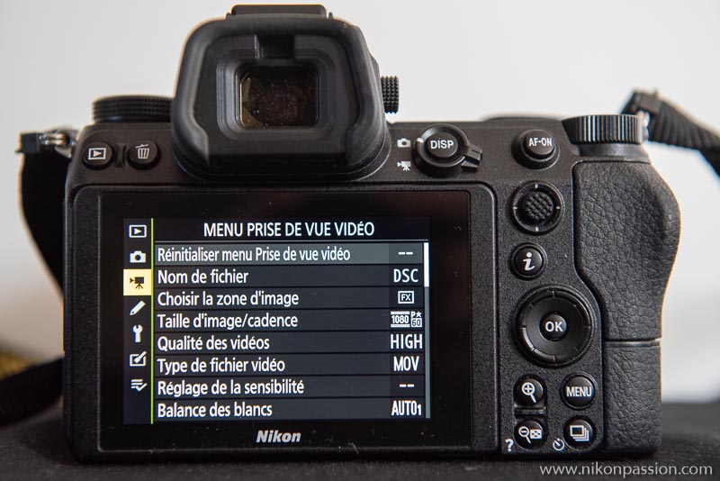 How to set up a Nikon Hybrid: Movie shooting menu