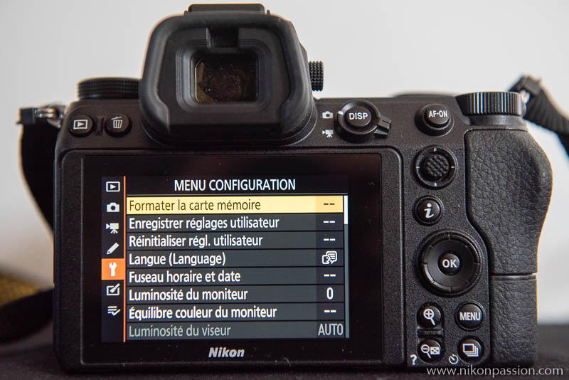 How to set up a Nikon hybrid: setup menu