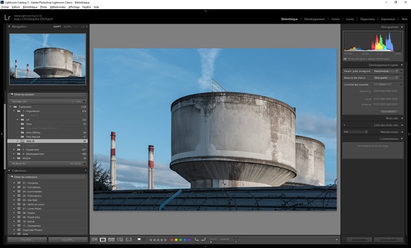 From shooting to publication, an example of workflow in Lightroom