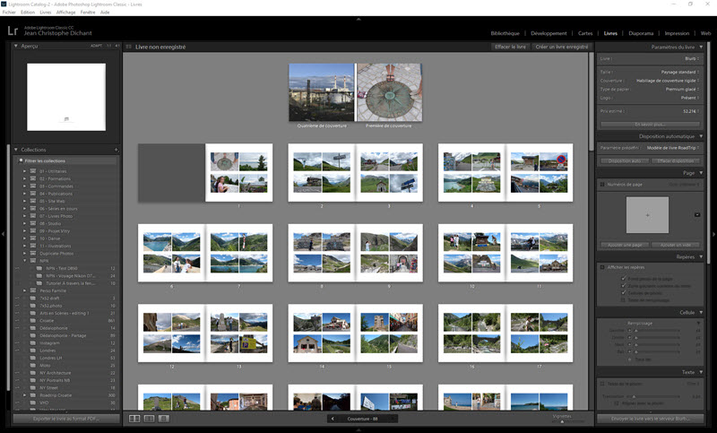 From shooting to publication, an example of workflow in Lightroom