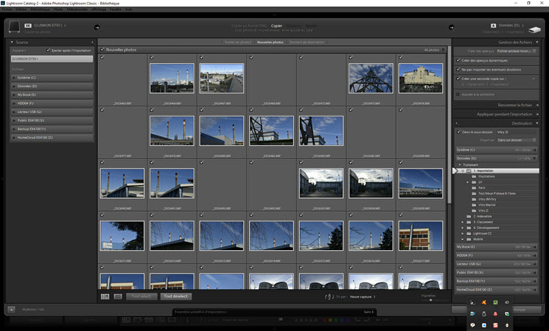 From shooting to publication, an example of workflow in Lightroom