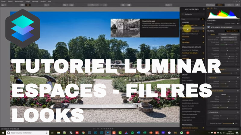 Tutorial Luminar filters, workspaces, and looks, how to use them