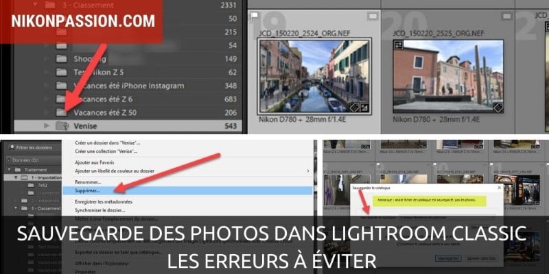 Saving photos in Lightroom Classic, common mistakes to avoid