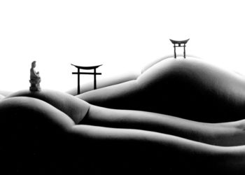 ‘Bodyscapes’, when the human body becomes the ideal setting to recreate landscapes or everyday scenes, by Allan Teger
