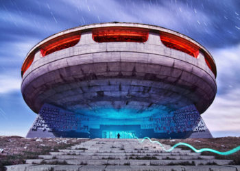 ‘Eternal Monuments In The Dark’, giving new life to monumental abandoned buildings through light and photographic technique