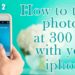 Are iPhone pics 300 DPI?