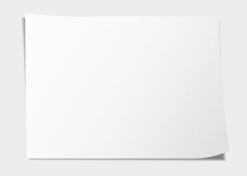 Can I use a white sheet of paper for white balance?