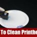 Can you clean a printhead?