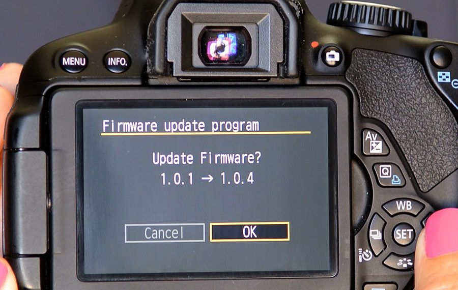 Can you update camera firmware?