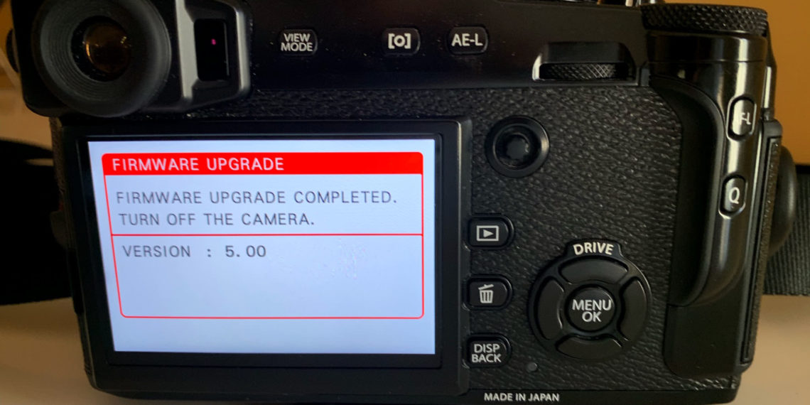 Do you need to update camera firmware?