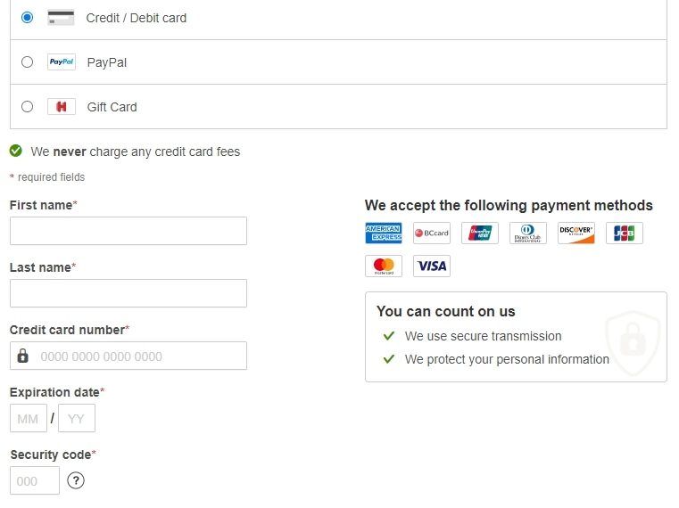 Does Canon accept Quadpay?