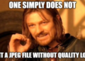 Does JPEG lose quality?