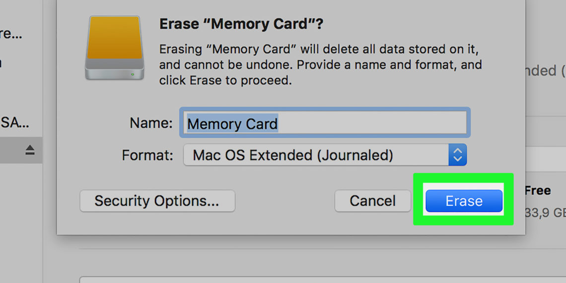 Does formatting a SD card delete everything?