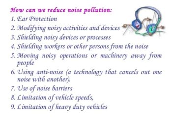 How can I reduce noise from sound?