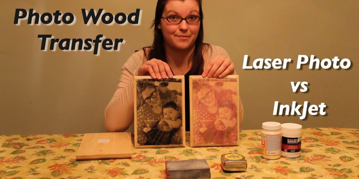 How can I transfer a picture to wood without a laser printer?