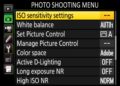 How do I change ISO settings?