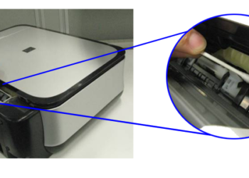 How do I clean the rollers on my Canon printer?