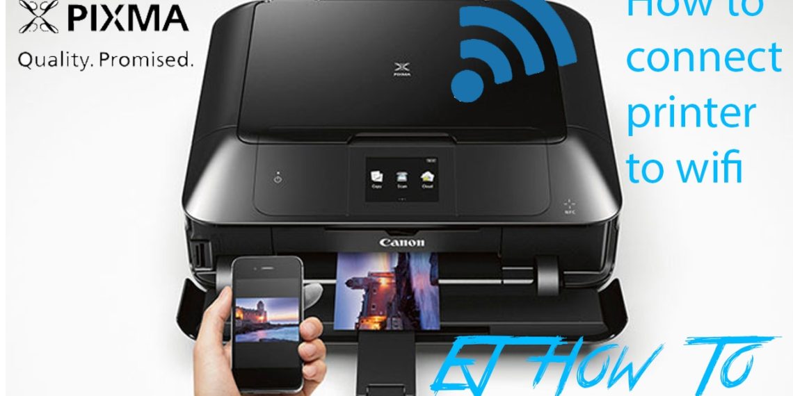 How do I connect my Canon Pixma printer to WiFi?