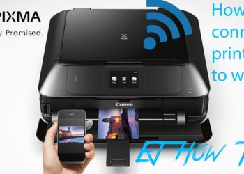How do I connect my Canon Pixma printer to WiFi?