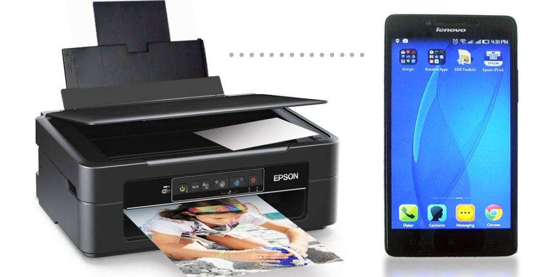 How do I connect my Epson printer to my phone?