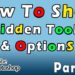 How do I find hidden tools in Photoshop?