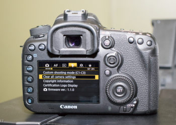 How do I find the shutter count on my Canon 80D?