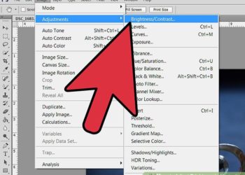 How do I increase the brightness of a photo?