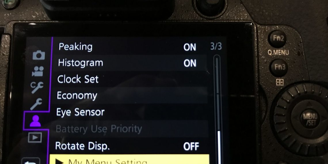 How do I reset my Lumix camera settings?