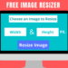 How do I resize an image for printing?