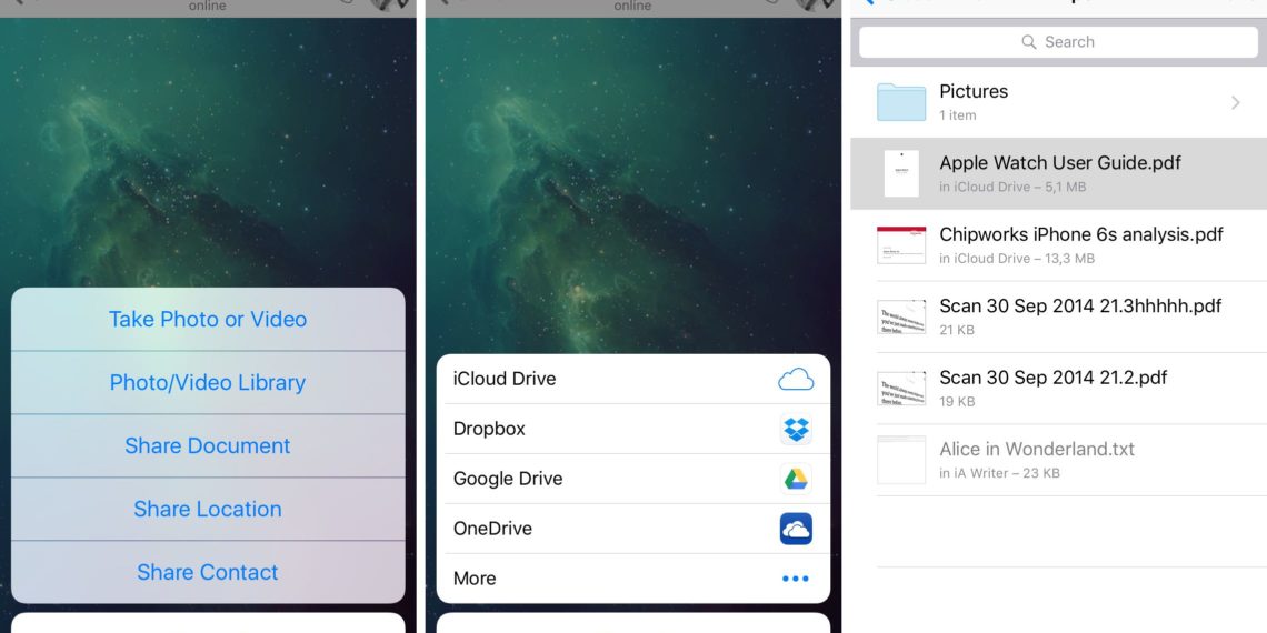 How do I send raw files to my phone?