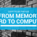 How do you print pictures from a memory card?