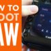 How do you shoot a raw d7500?