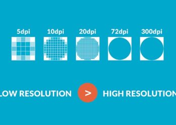 How many DPI is considered high resolution?