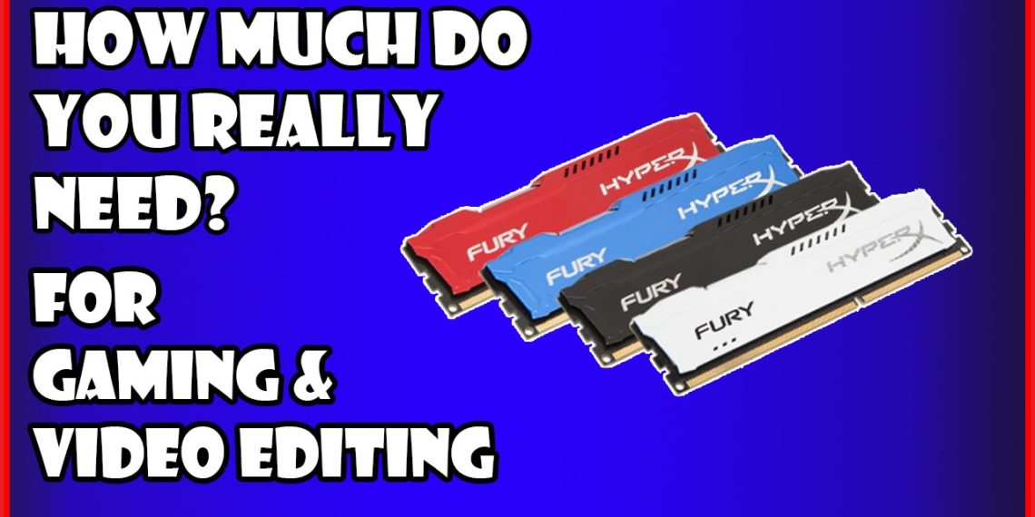 How much RAM do I need for photo editing?