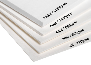 Is 300gsm paper thick?