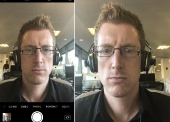 Is a selfie flipped?
