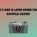 Should you use a lens hood indoors?