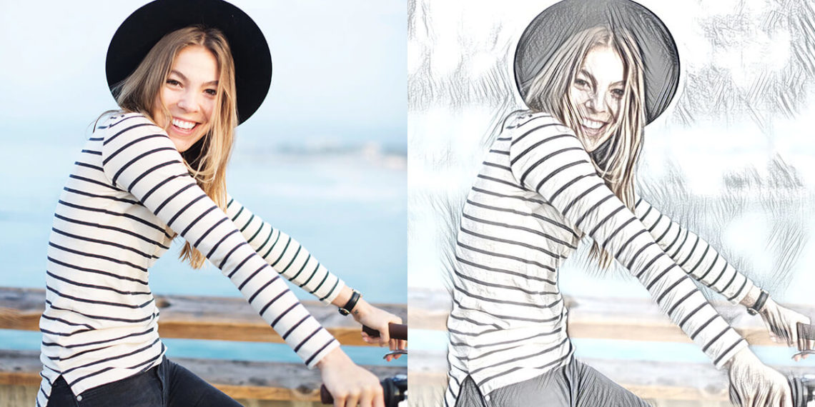 What app turns photos into drawings?