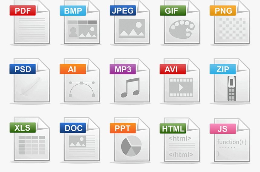 What are the 3 types of files?