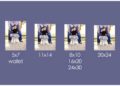 What are the different sizes of photos?