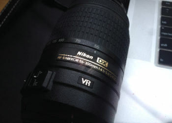 What does 55 300mm lens mean?