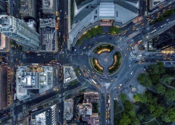 What is a bird's eye shot?