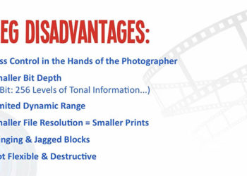 What is a disadvantage of JPEG digital files?