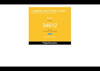 What is a high shutter count?