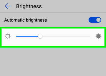 What is brightness adjustment?