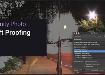 What is soft proofing affinity photo?