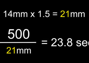 What is the 500 or 300 rule in photography?