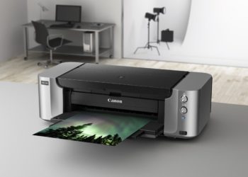 What sizes can the Canon Pixma Pro 100 print?