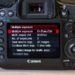 Which Canon cameras have multiple exposure?
