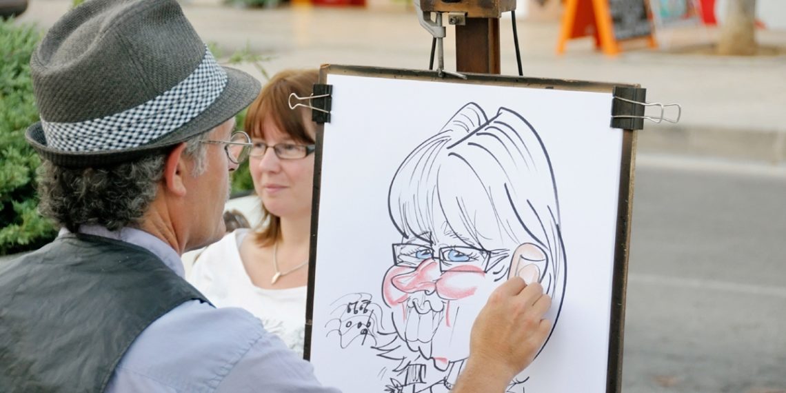 Which artist is using printer on their artwork?